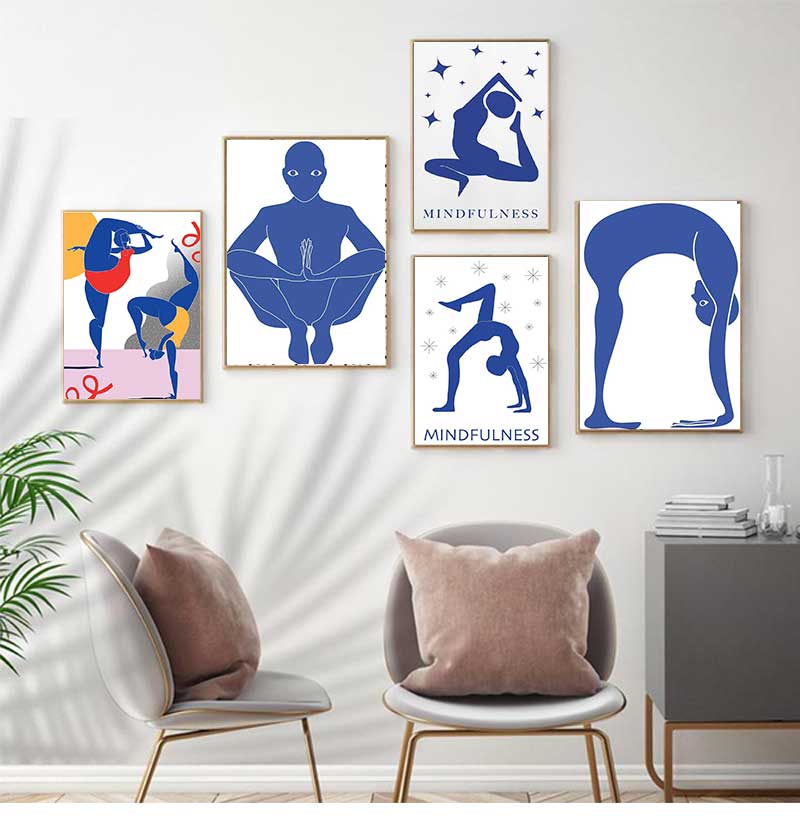 Home Gym Yoga Room - Ev Egzersiz Spor Salonu Yoga Poz