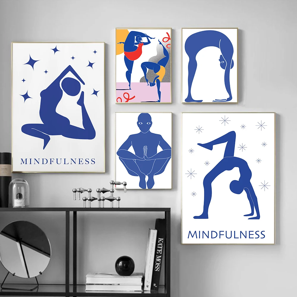 Home Gym Yoga Room - Ev Egzersiz Salonu Yoga Pozu Soyut
