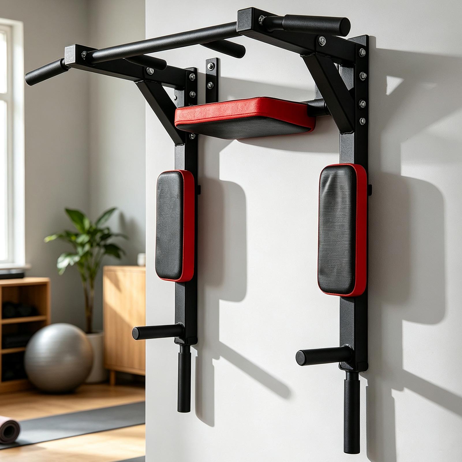 Home Gym Leg - Duvara Monte Edilebilir Barfiks Çubuğu Fitness