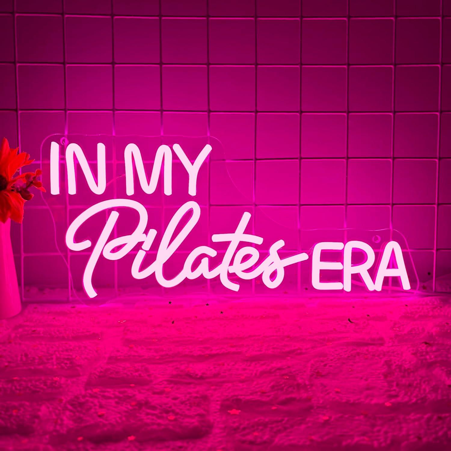 Pilates Dönemimde Neon Tabela  - Home Gym Yoga Room incelemesi ve fiyatı