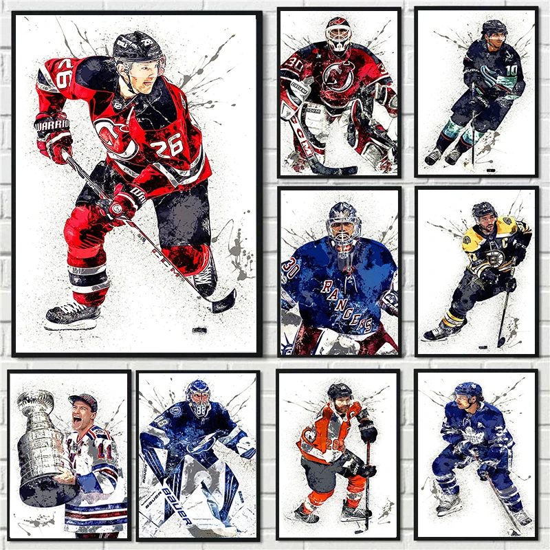 Abstract Ice Hockey Portrait S - Home Gym Kids incelemesi ve fiyatı