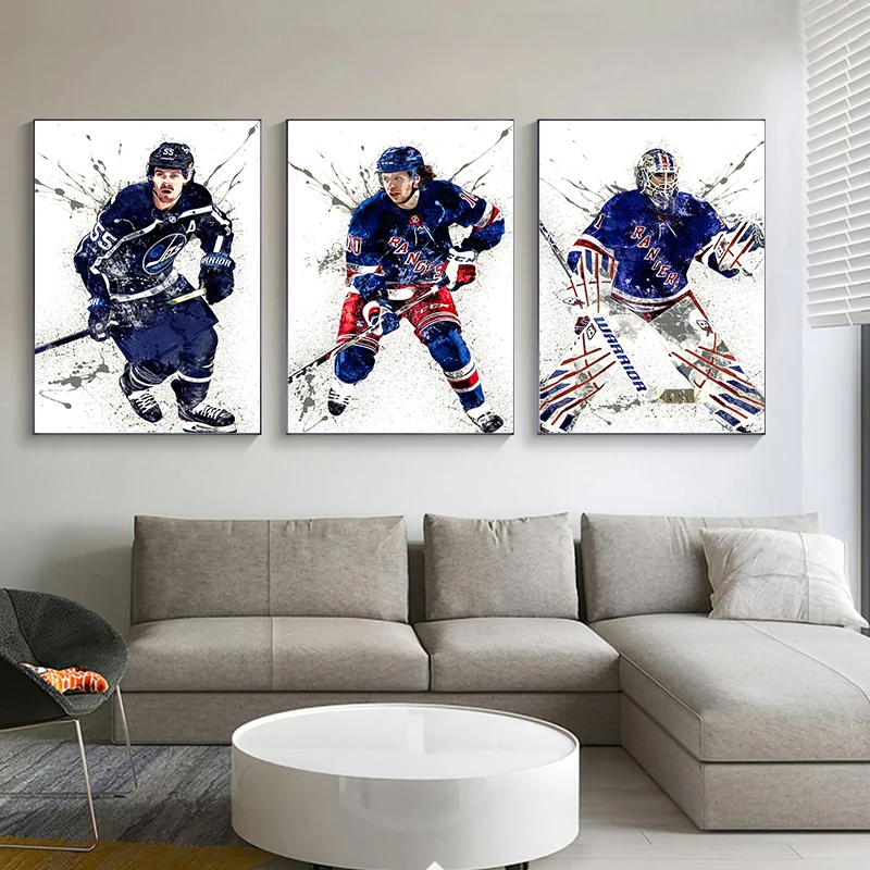Abstract Ice Hockey Portrait S - Home Gym Kids incelemesi ve fiyatı