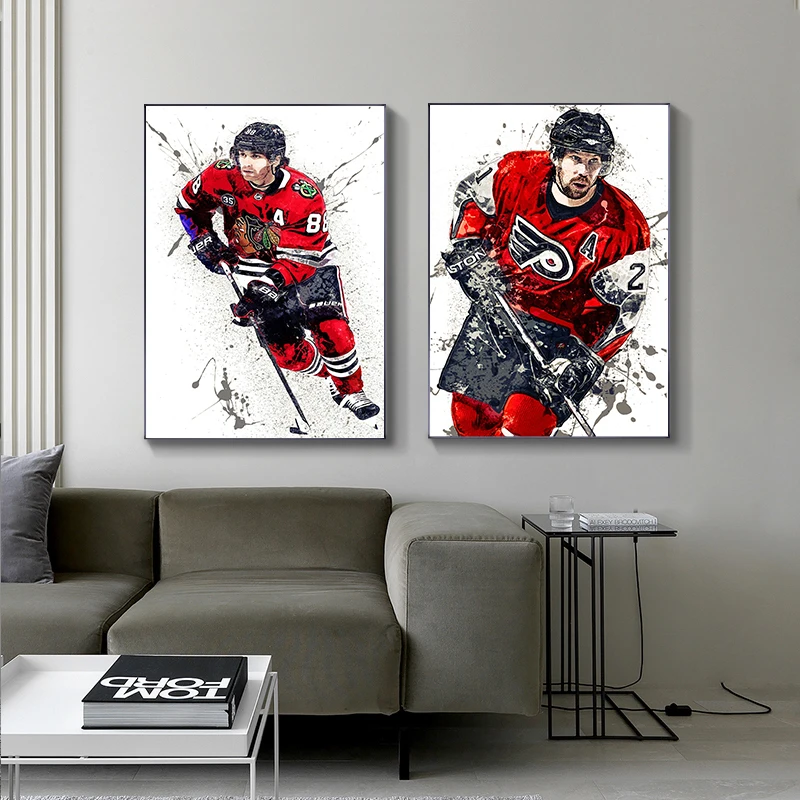 Abstract Ice Hockey Portrait S - Home Gym Kids incelemesi ve fiyatı