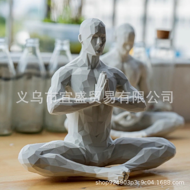Yoga Adamı Figürü Minimalist E - Home Gym Yoga Room incelemesi ve fiyatı