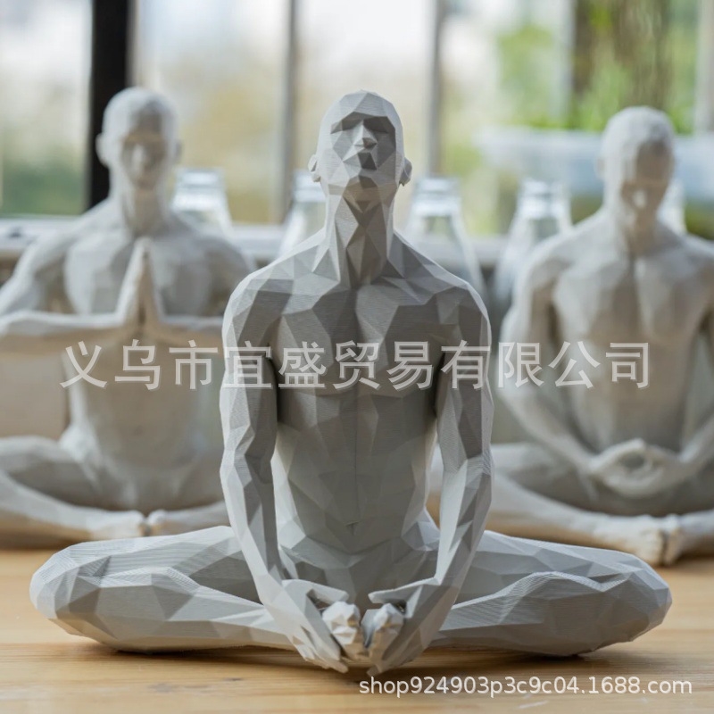 Yoga Adamı Figürü Minimalist E - Home Gym Yoga Room incelemesi ve fiyatı