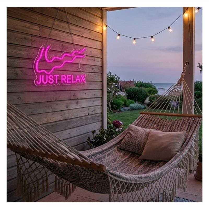 Sadece Rahatlayın Neon Tabela  - Home Gym Yoga Room incelemesi ve fiyatı