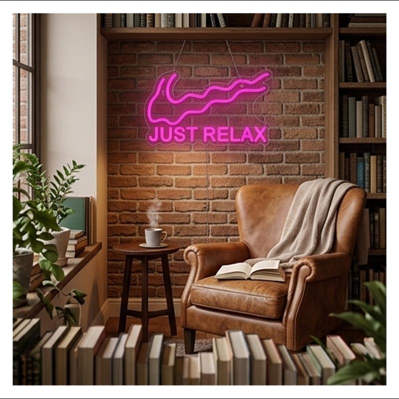 Sadece Rahatlayın Neon Tabela  - Home Gym Yoga Room incelemesi ve fiyatı