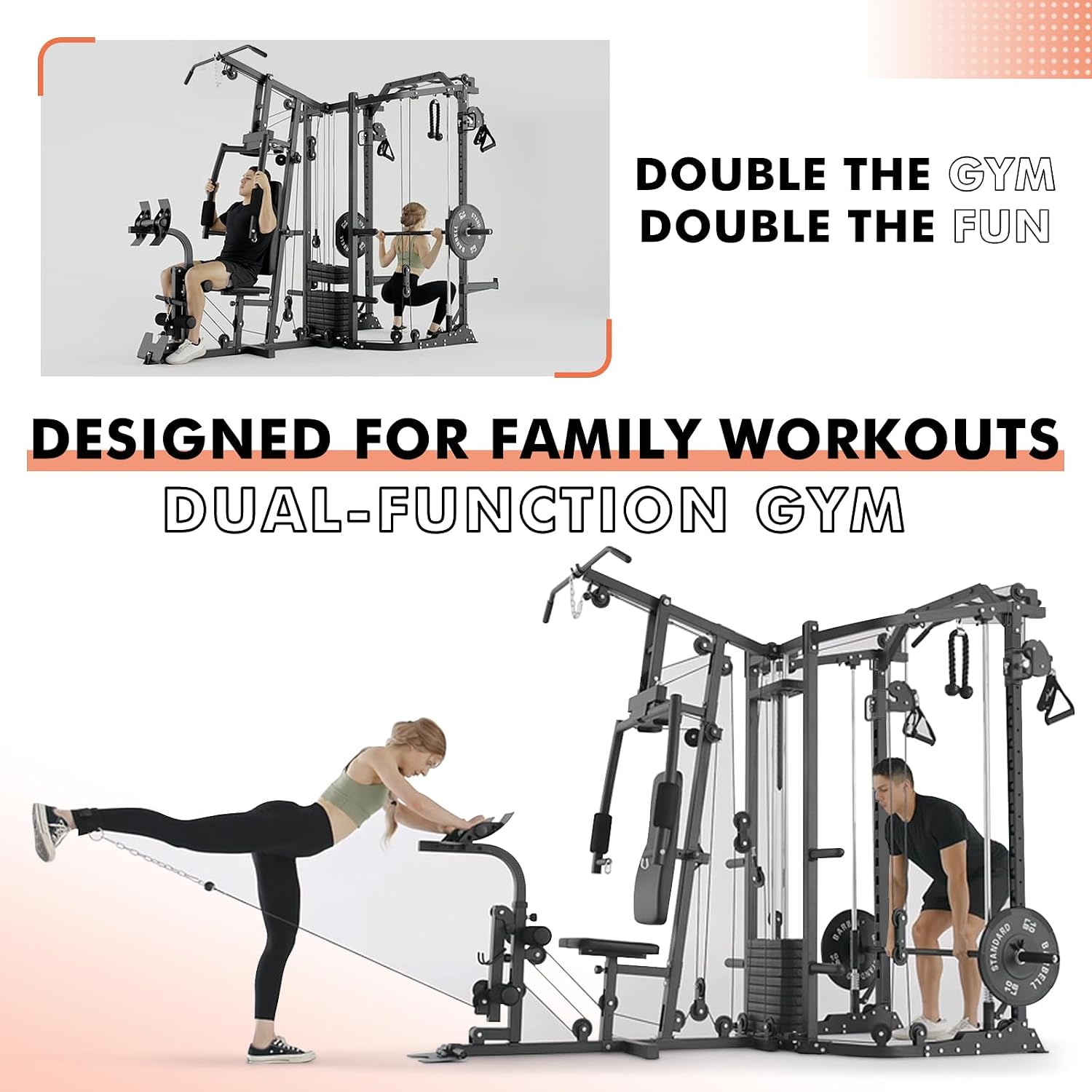 Çift İstasyonlu SmithΔ Makines - Home Gym Smith incelemesi ve fiyatı